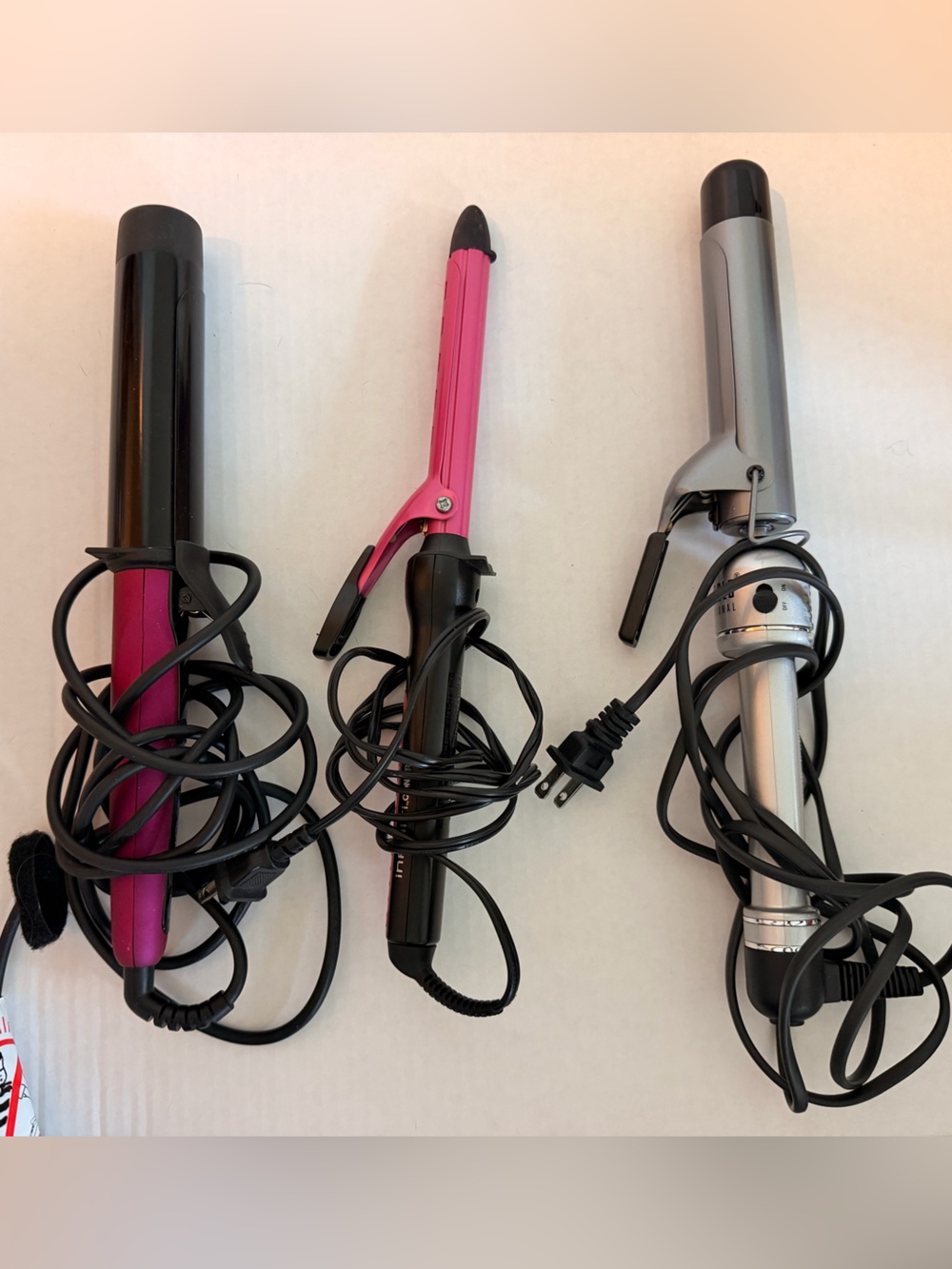 Professional Curling Irons - all 3 for $50